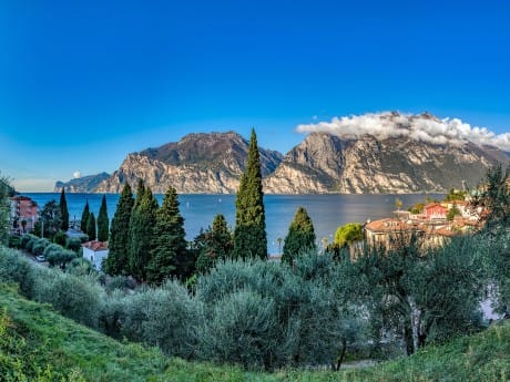 Gardasee -Blick von Torbole
