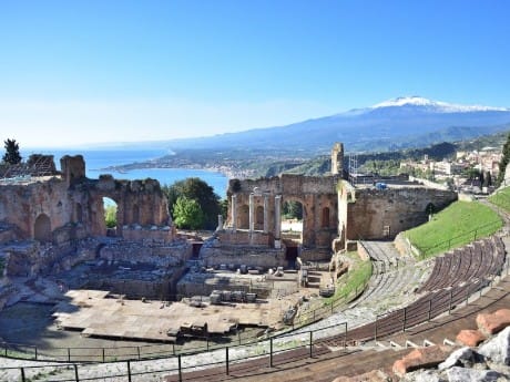 Taormina in Sizilien, Italien