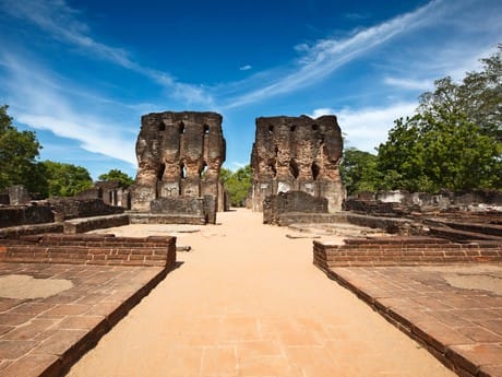 Antiker Palast in polonuruwa