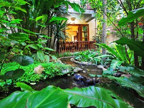 Der Garten des Shewe Wana Resorts