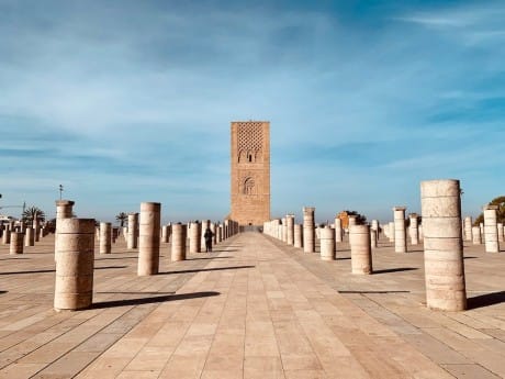 Marokko, Rabat, Hassan Tower