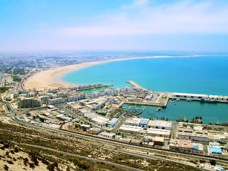Strandverlängerung in Agadir