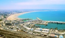Strandverlängerung in Agadir