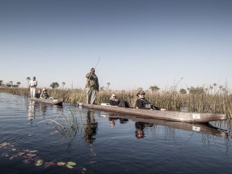 Mokoro Fahrt im Okavango Delta
