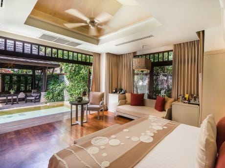 Zimmerbeispiel des Melati Beach Resort