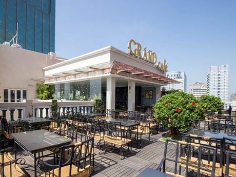 Rooftop Café im Grand Hotel Saigon