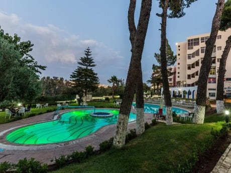 Fez, Hotel Menzeh Zalagh, garden