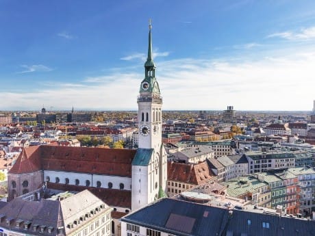 Luftbild von München
