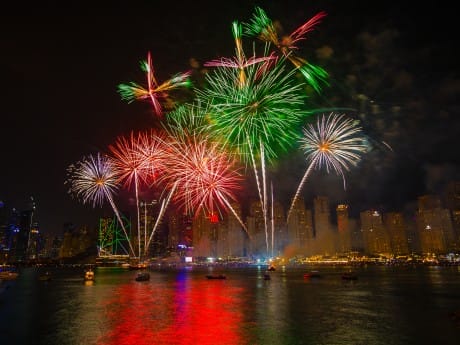 Dubai Silvester Feuerwerk