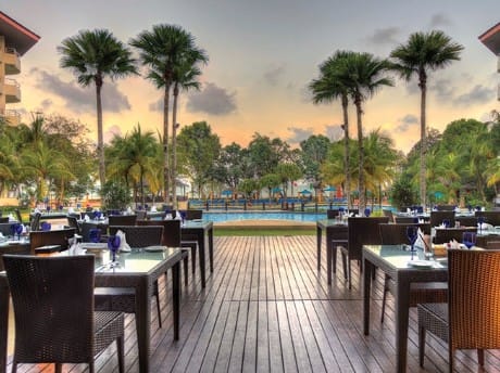 Terrasse des Swiss Garden Kuantan 