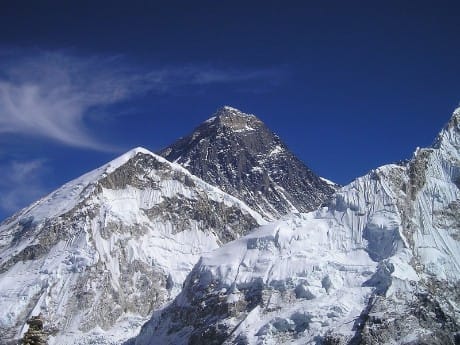 Höchster Gipfel: Mount Everest