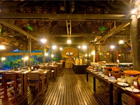 Das Restaurant der Lampang River Lodge