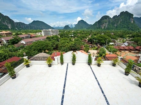 Eden de Vang Vieng Terrasse