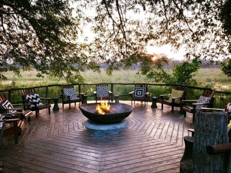 Camp Kwando Feuerstelle