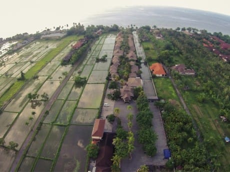 Aneka Lovina Villas von oben