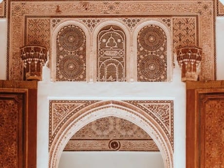 Meknés, verzierte Hausfassade