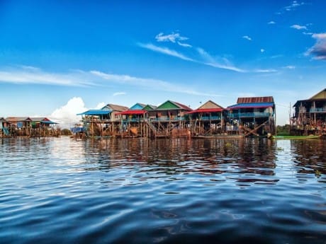 Pfahlhäuser auf dem Tonle Sap Lake
