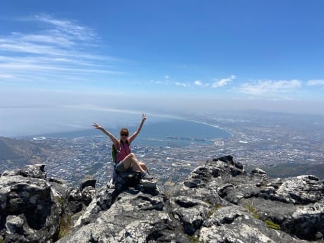 Aussicht vom Tafelberg  auf Kapstadt