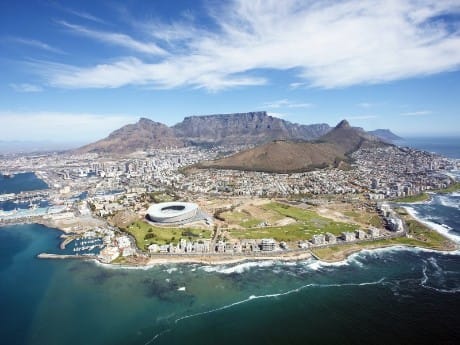 Kapstadt aus der Vogelperspektive