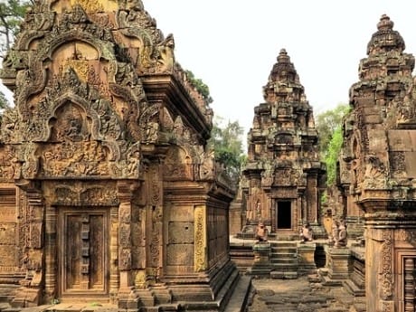 Bantey Srei Tempel Statue