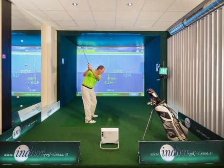 Indoor Golf im Vienna Sporthotel