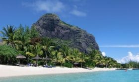 Strandverlängerung auf Mauritius - Pointe aux Cannoniers